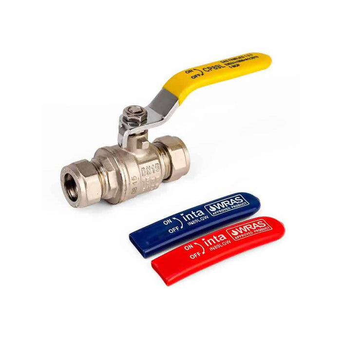 INTA UNIVERSAL Ball Valves : 22mm UNIVERSAL GAS AND WATER RATED LEVER BALL VALVE