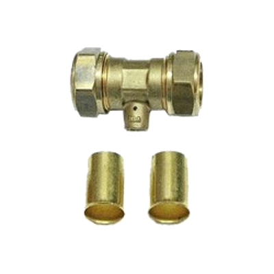 Viessmann Locking ring fitting with air vent valve (brass) 22 mm - 7316263
