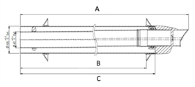 Viessmann Std 1m horizontal flue kit (Reduced height flue elbow) 60/100 mm - 7946886