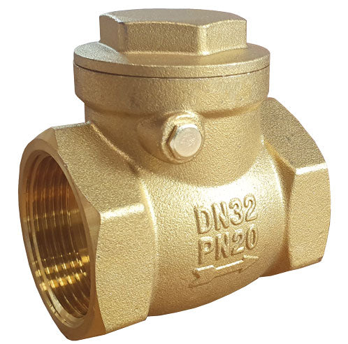 Brass Swing Check Valve BSP Parallel F/F Ends (ISO 228/1)