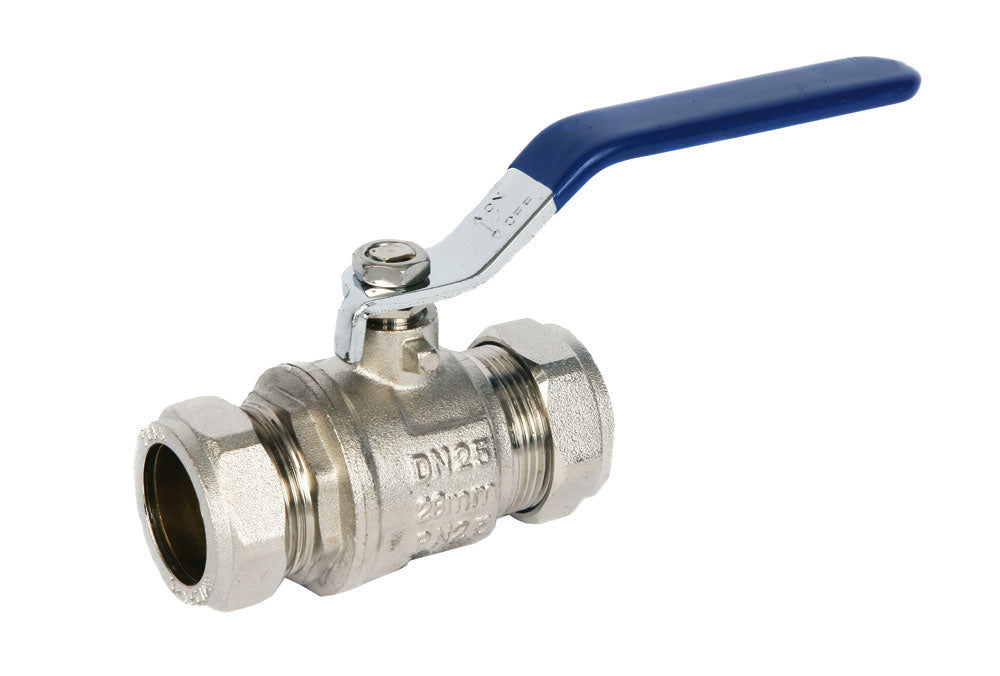 Brass Ball Valve Comp Ends with Handle