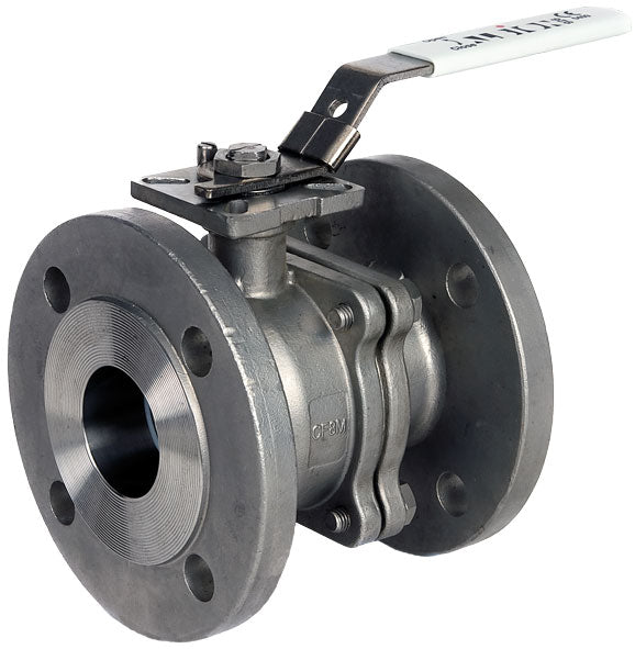 2 Piece Stainless Steel Ball Valve Flanged PN16/40