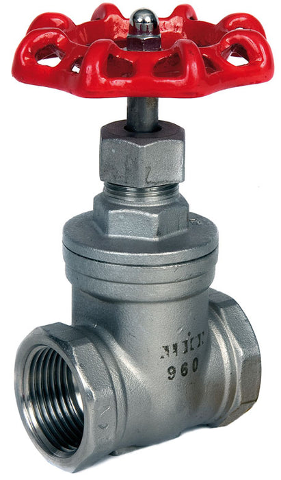Stainless Steel Gate Valve BSP Parallel F/F Ends (ISO 7/1)