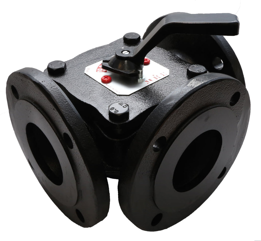 3 Port Flanged Rotary Mixing Valve — BEE The SMART Heating Merchants