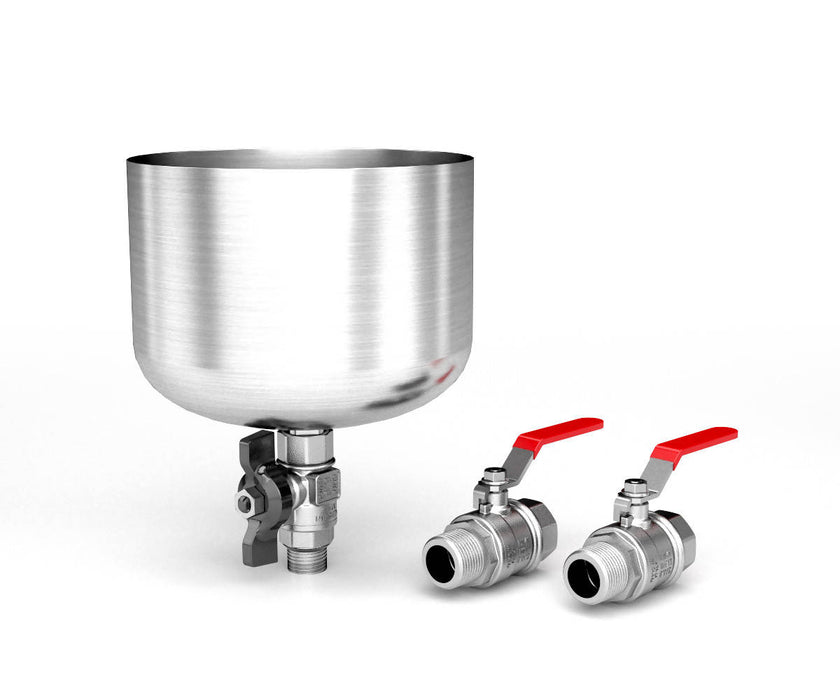 INTA-MAG PRO 1" ACCESSORY PACK WITH BALL VALVES & DOSING FUNNEL