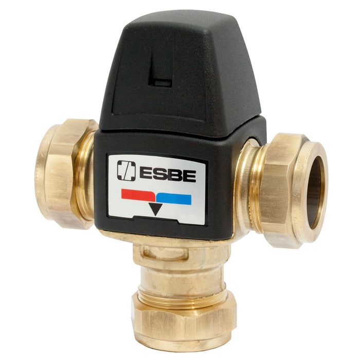 31105200: ESBE VTA353 35-60°C CPF22 20-1,5 Compression fittings Thermostatic mixing valve