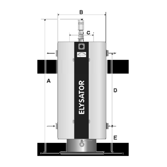 Elysator IWTM Industrial Range - Industrial Water Treatment, Large Reaction Tanks
