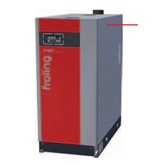 Pellet boiler PE1e Pellet 45 kW to 60 kW  / 2 x PE1e  / Condensing Heat Exchanger