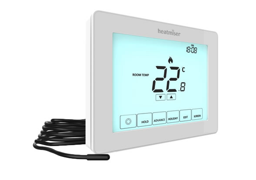 JOULE Heatmiser Touchscreen Electric Floor Heating Thermostat - Touch-e V2 230V