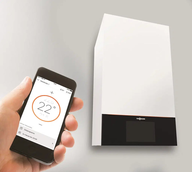 Viessmann Vitodens 200-W System: 7" colour touch screen and outdoor sensor (7956236) 32 kW - Z020314