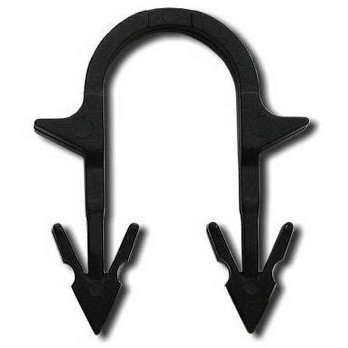 60mm Black Tacker Staple Clips - taped box of 300 - UFH Accessories