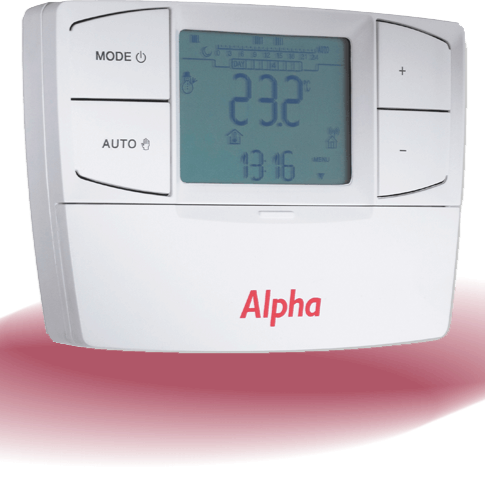 Alpha Comfort 2 Channel RF Thermostat 3.022142