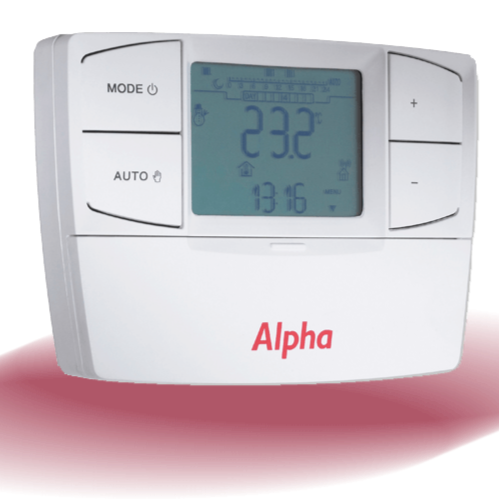 Alpha Climatic RF Wireless & Hard Wired Modulating Remote Control Thermostat