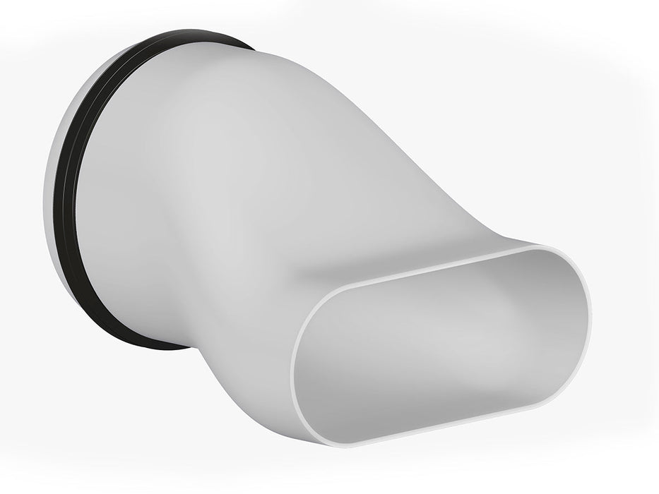 profi-air oval duct adaptor to DN 125 163×68  –  DN 125