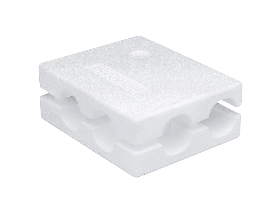 Alpex noise absorption box for crossing-T-piece