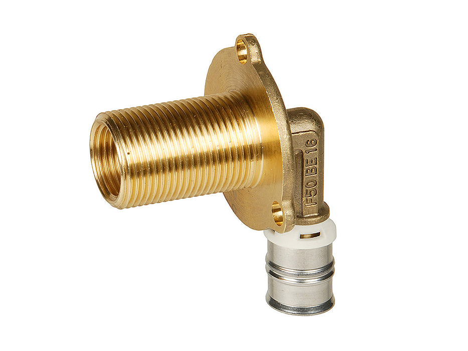 Alpex F50 PROFI UP-elbow for cistern 16mm, 20mm -½   Female Thread FT  - ¾   Male Thread MT