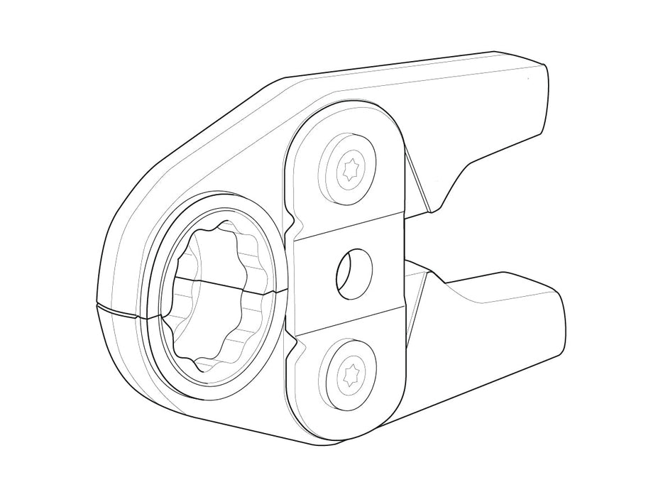 REMS mini Crimp Hydraulic Press Jaw F-Contour 16mm, 20mm, 26mm, 32mm, 40mm
