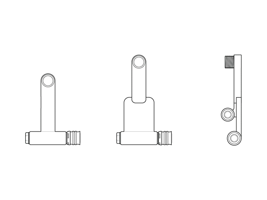 Alpex F50 PROFI radiator connection set end cap - 16mm - ½”M