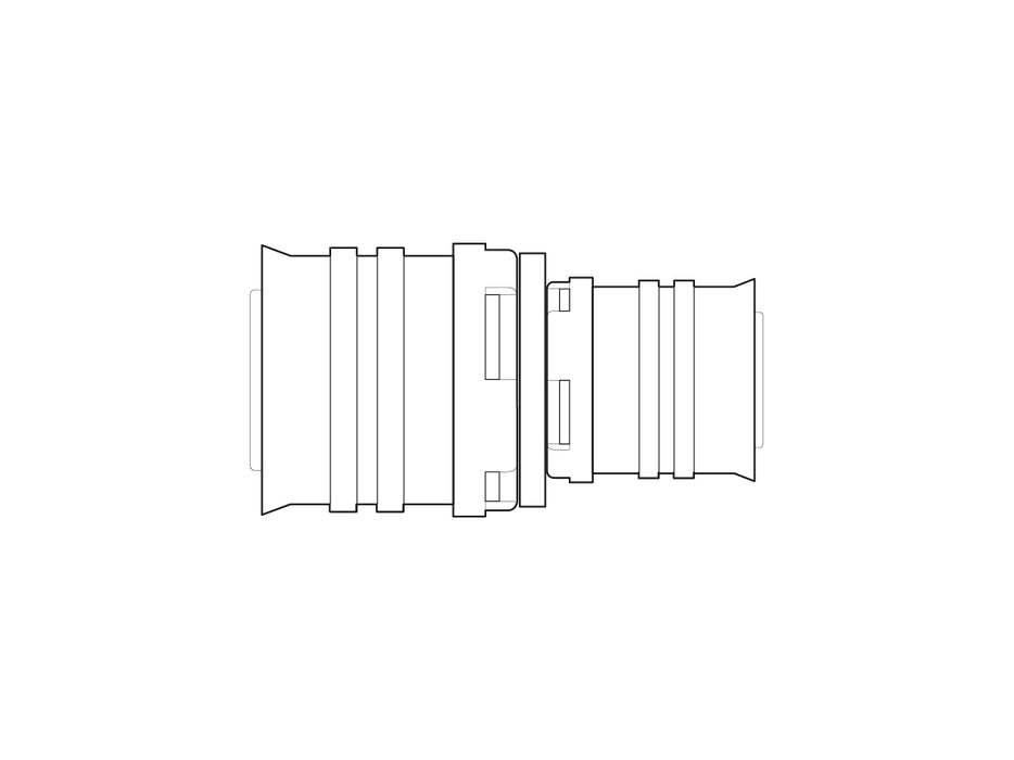 Alpex F50 PROFI Reducing coupling 26mm - 20mm