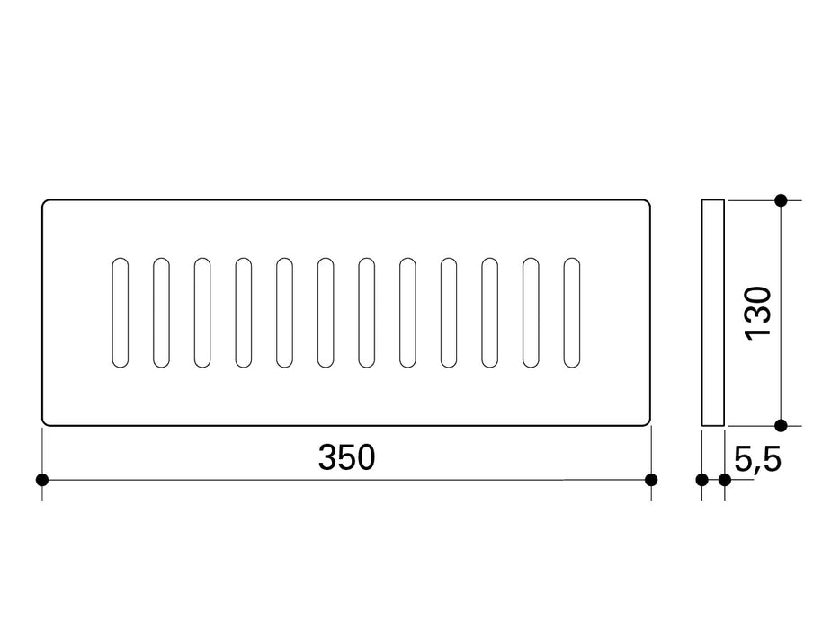 profi-air regulator for air outlet box 317×84 mm
