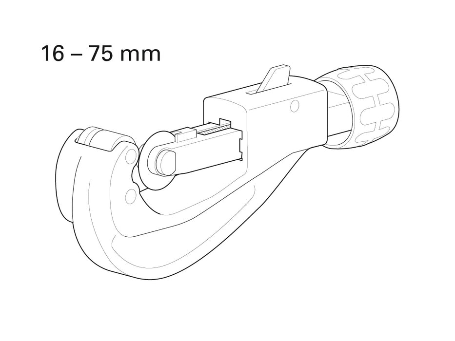 Alpex Tool wheel pipe cutter 14 - 40mm, 75mm