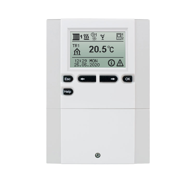 Weather-compensated heating controllers HCC by Weather-compensated heating controllers HCC by