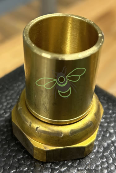 BEE Brass Flat Faced Union Adapter 54mm x 2inch Female.