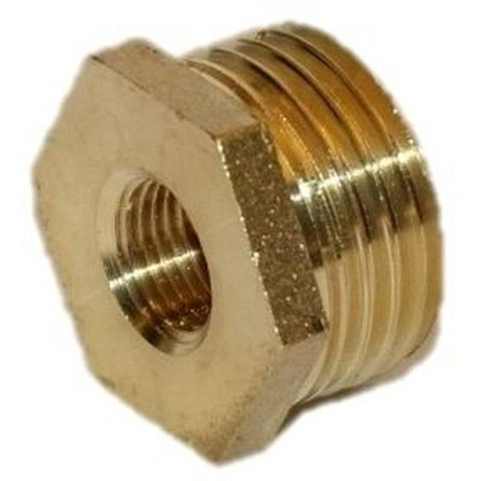 1/2"  BSPTM to male x 1/8"  BSPPF Brass Reducer
